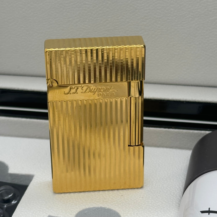 S.T. Dupont Luxury Gold Lighter – Classic Line Edition (Made in France)