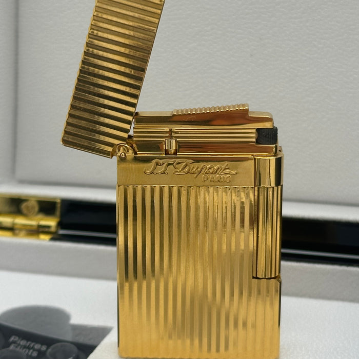 S.T. Dupont Luxury Gold Lighter – Classic Line Edition (Made in France)