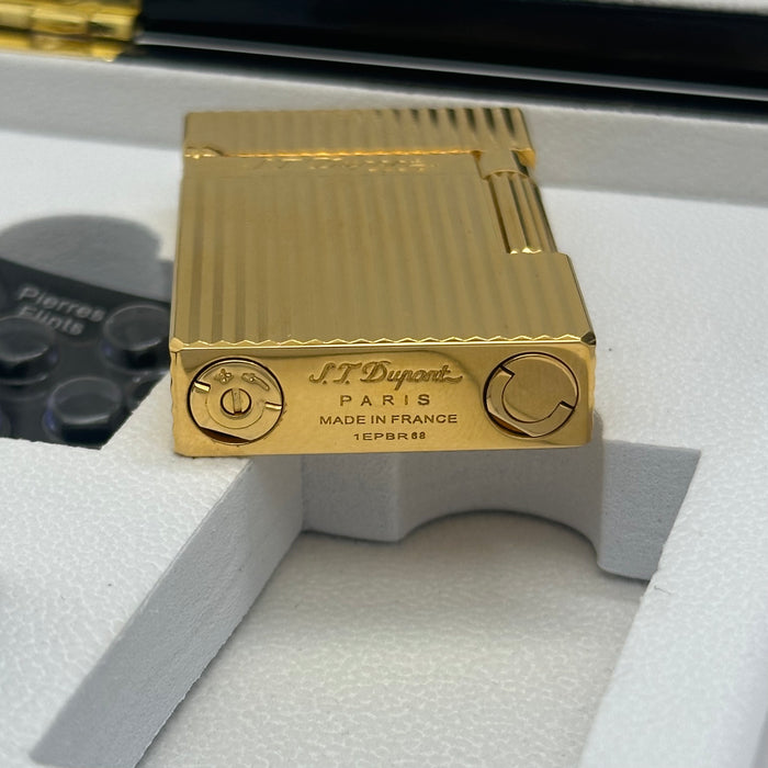 S.T. Dupont Luxury Gold Lighter – Classic Line Edition (Made in France)