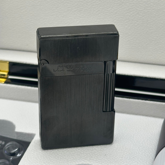 S.T. Dupont Luxury Black Lighter – Matte Edition (Made in France)