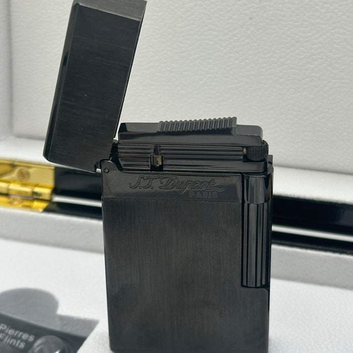 S.T. Dupont Luxury Black Lighter – Matte Edition (Made in France)