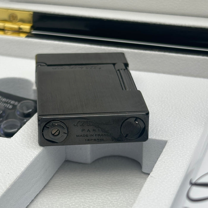 S.T. Dupont Luxury Black Lighter – Matte Edition (Made in France)