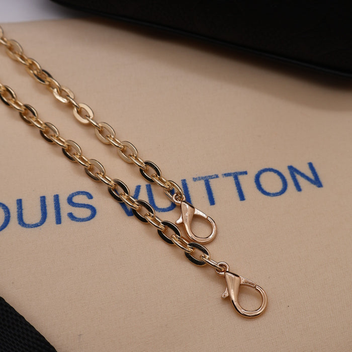 Louis Vuitton Multi Pochette Accessoires in Monogram Canvas with Gold Chain