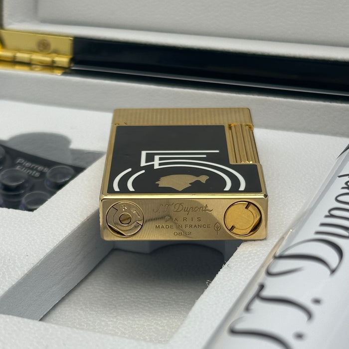 S.T. Dupont Gold Limited Edition “Number 5” Lighter – Iconic Design (Full Set)