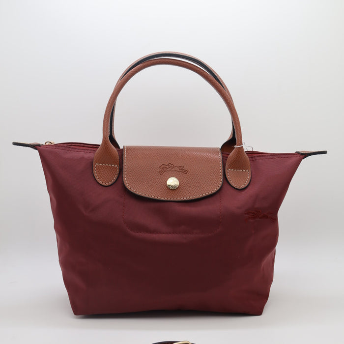 Longchamp Le Pliage Original Top Handle Bag Taupe – Foldable Nylon