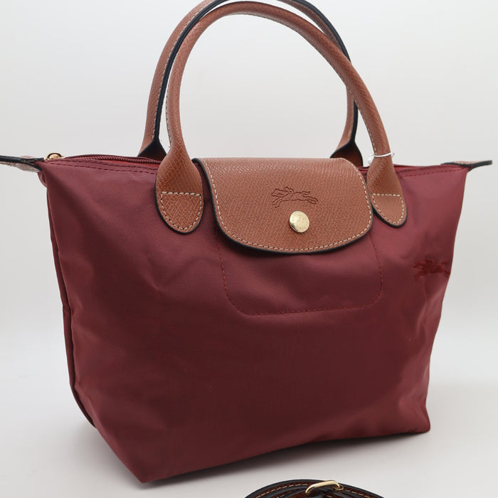 Longchamp Le Pliage Original Top Handle Bag Taupe – Foldable Nylon