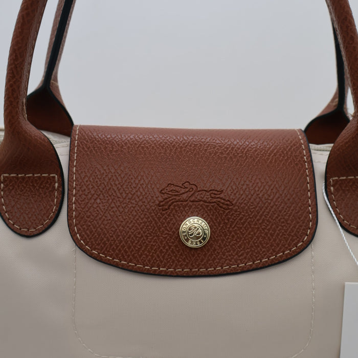 Longchamp Le Pliage Original Top Handle Bag Taupe – Foldable Nylon