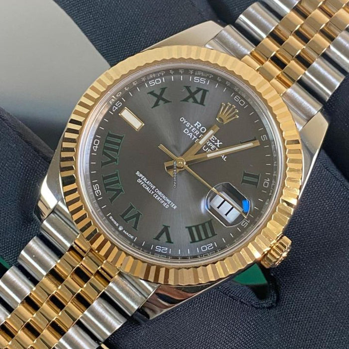 Rolex Datejust 41 mm Wimbledon Stainless Steel