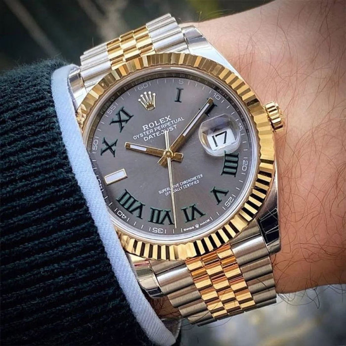 Rolex Datejust 41 mm Wimbledon Stainless Steel