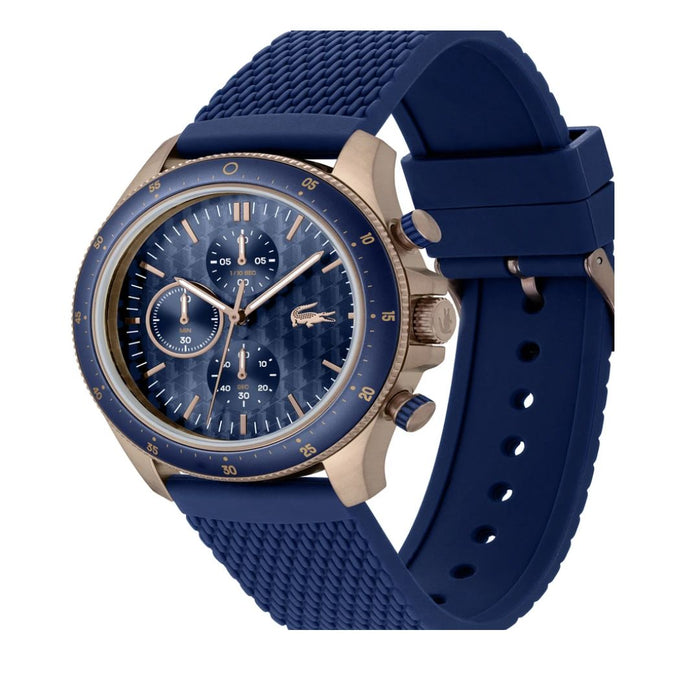 LACOSTE Neo Heritage Analog blue Watch For Men 2011253 - Authentic