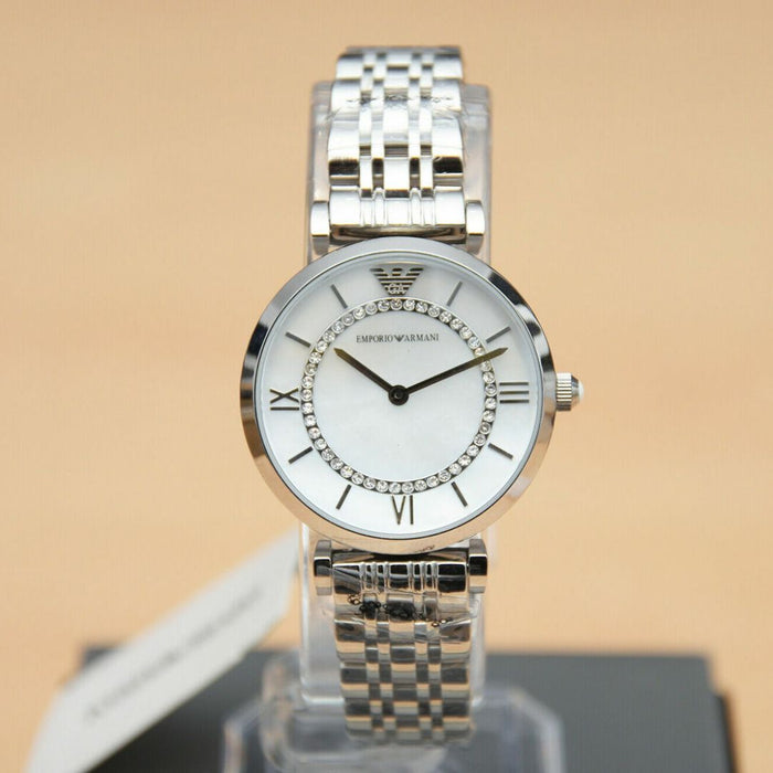 Emporio Armani Women's Two-Hand Stainless Steel Watch Gianni AR1908 - Authentic