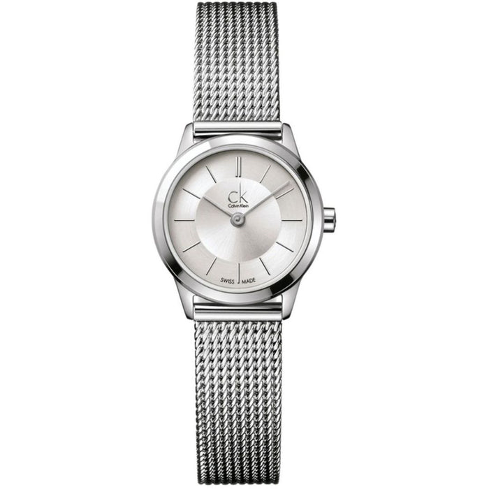 Calvin Klein Classic Mesh Silver Women Watch - K3m23126 - Authentic