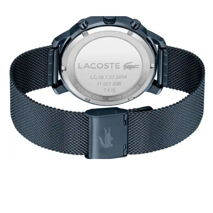 Lacoste Replay Dark Blue Mesh Men's Multi-function Watch - 2011196 - Authentic
