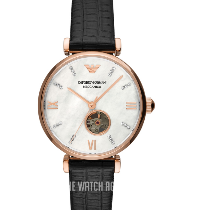 Emporio Armani Ladies Watch Gianni T-Bar AR60047 - Authentic