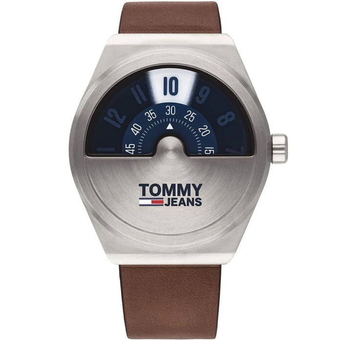 Tommy Jeans Retro Arch Dial Watch – Brown Leather - 1791772 - Authentic