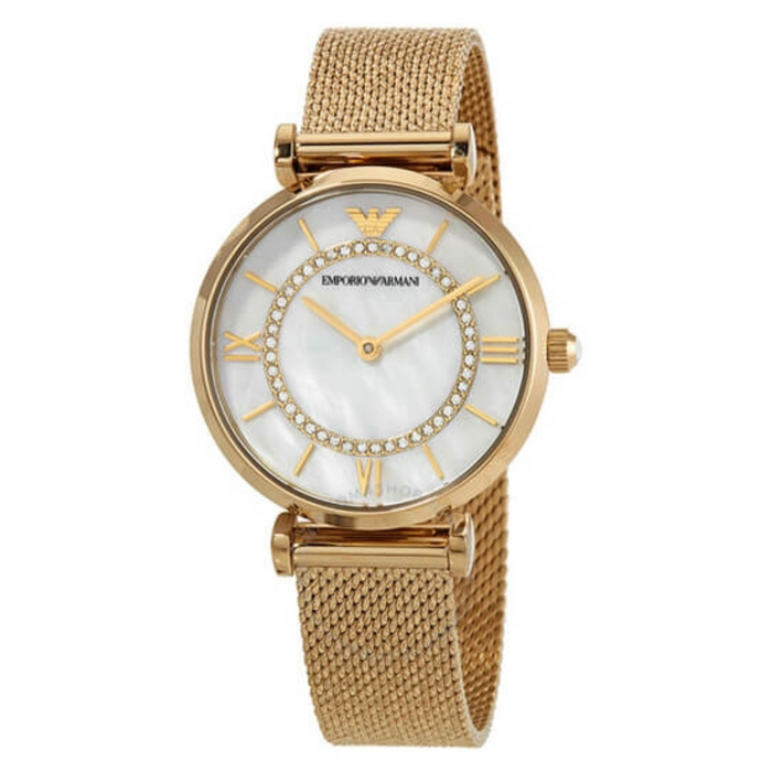Emporio Armani Women's Two-Hand Gold-Tone Stainless AR11321 - Authentic