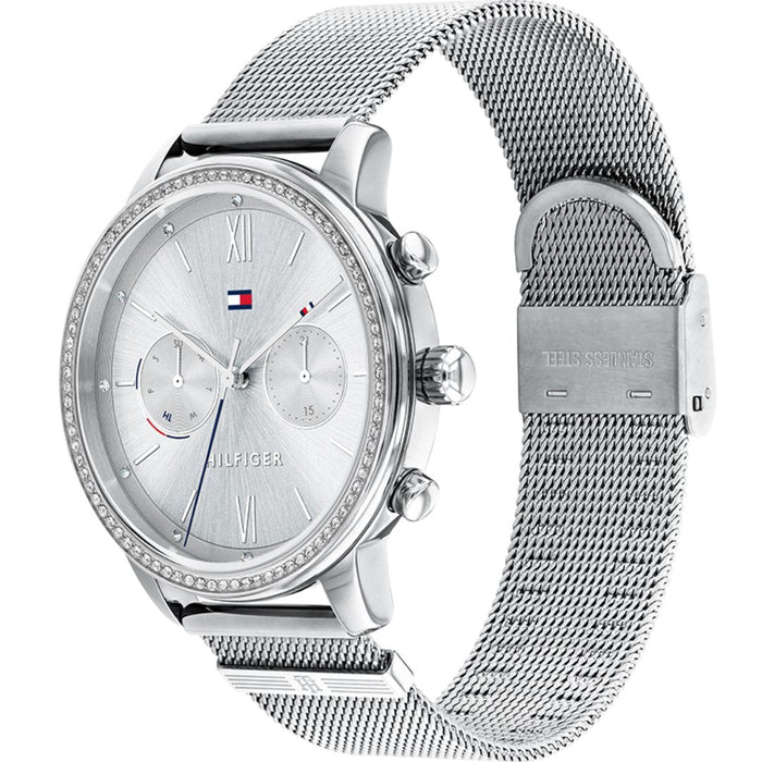 Tommy Hilfiger Blake Silver Mesh Ladies Multi-function Watch - 1782301