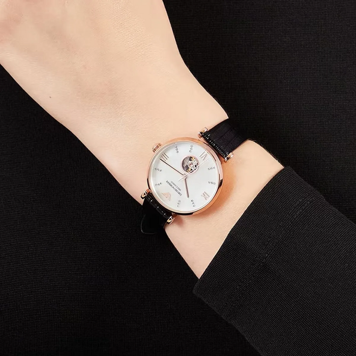 Emporio Armani Ladies Watch Gianni T-Bar AR60047 - Authentic