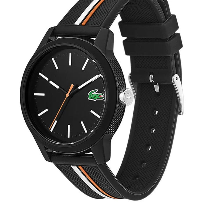Lacoste Analog Black Dial Men's strap Watch-2011071 - Authentic