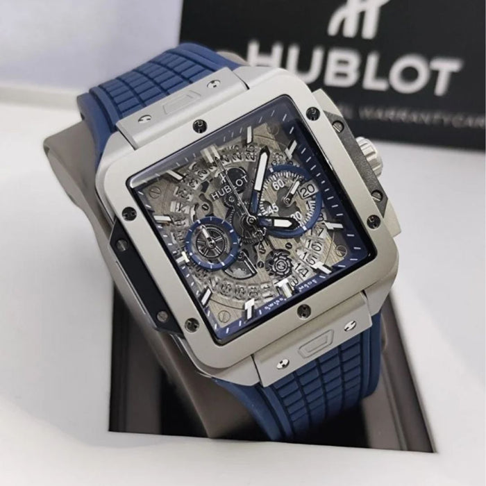 Hublot Square Bang Unico Blue Titanium 42mm