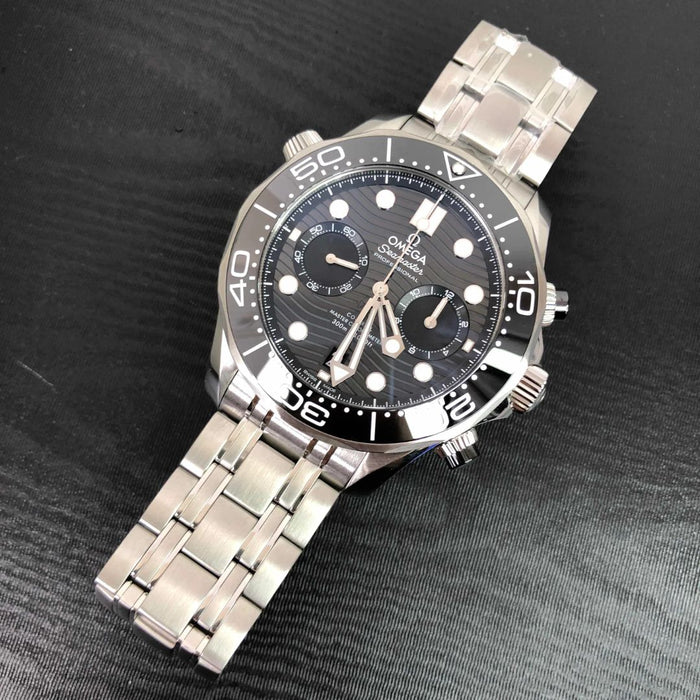 Omega Seamaster Chronograph 300m with Black Dial