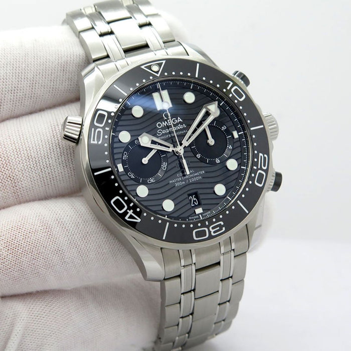 Omega Seamaster Chronograph 300m with Black Dial