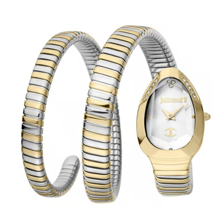 Just Cavalli Women's Serpente Quartz Watch With Analog Display JC1L209M0065 - Authentic (S)