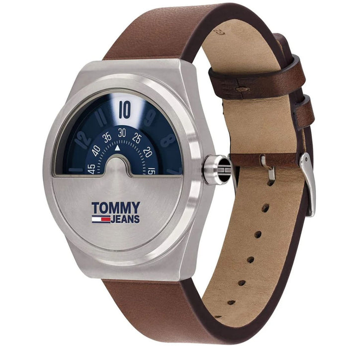 Tommy Jeans Retro Arch Dial Watch – Brown Leather - 1791772 - Authentic