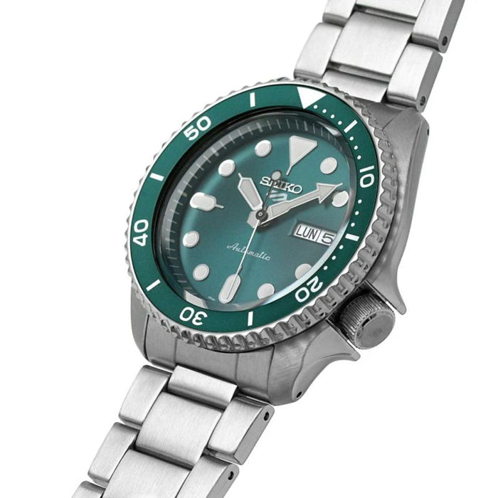 Seiko 5 Sports Automatic Green Dial Men’s Watch - Seiko SRPD61K1 - Authentic