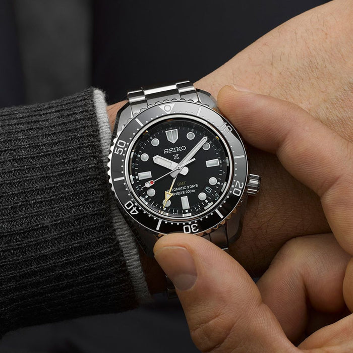 Seiko Prospex Black GMT Diver’s Watch – 200M Automatic - SPB383J1