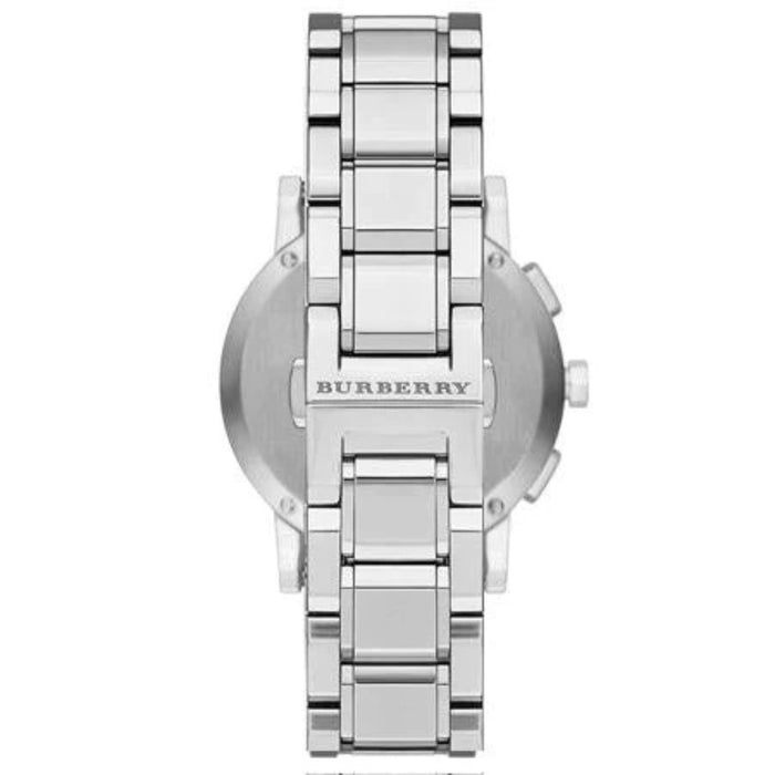 Burberry Stainless Steel White Chronograph Men's Watch - BU9750 - Authentic