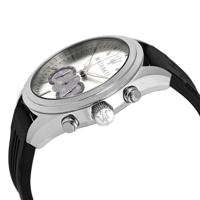 Maserati Successo Chronograph Silver Dial Watch - R8871612012 - Authentic
