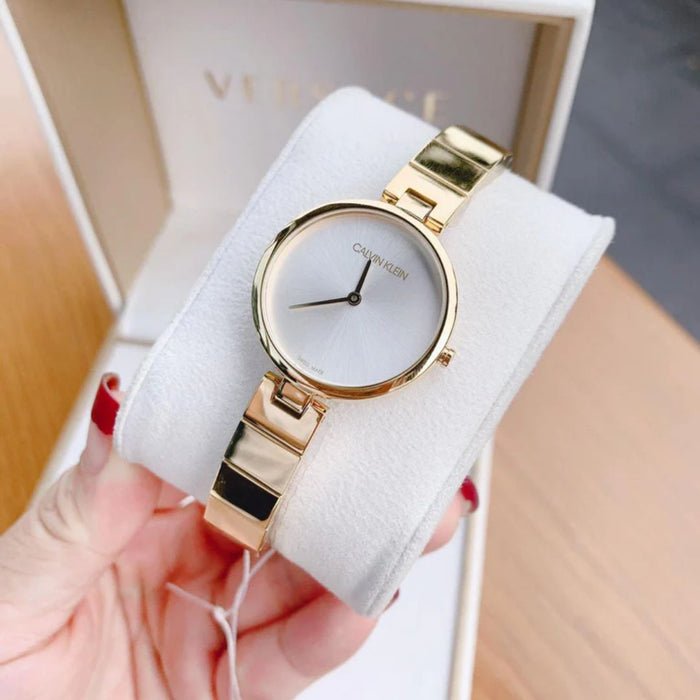 Calvin Klein Iconic Gold-Tone Ladies Watch - K8G23546 - Authentic