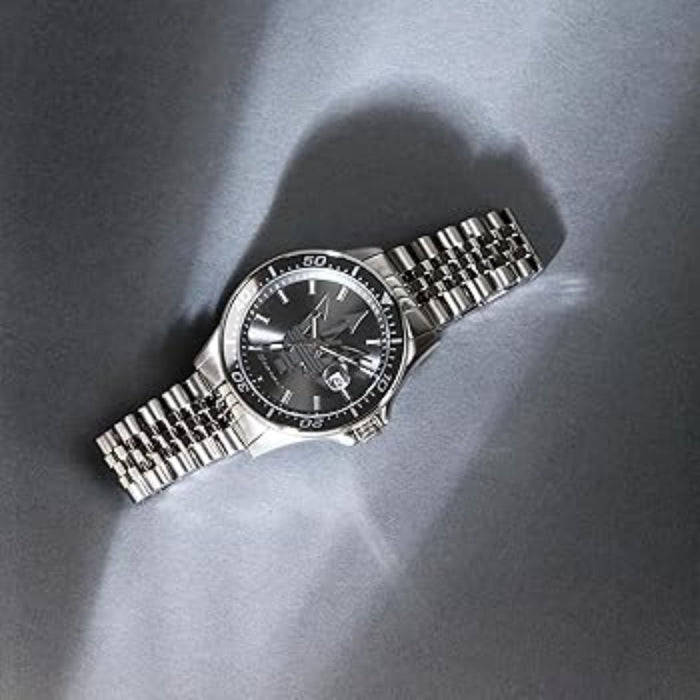 Maserati Sfida Grey Dial Stainless Steel Watch - R8853140010 - Authentic