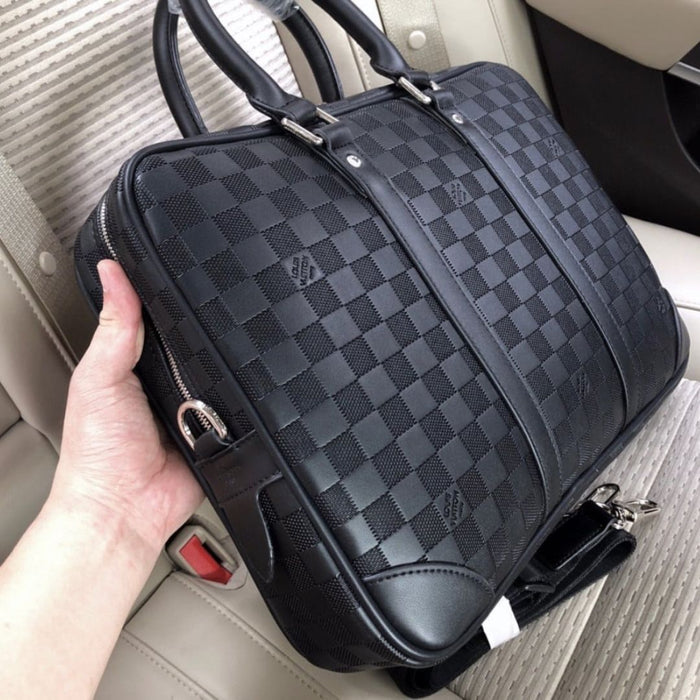 Louis Vuitton Genuine Leather Business Bag