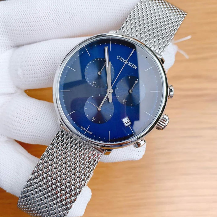 Calvin Klein High Noon Chronograph – Blue Dial - k8m2712n - Authentic