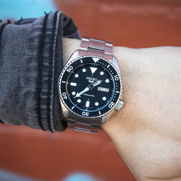 Seiko 5 Sports Automatic Black Dial Men’s Watch - SRPD55K1 - Authentic