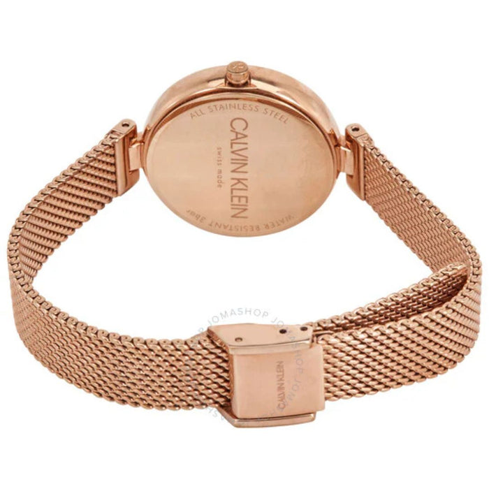 Calvin Klein Minimal Mesh Rose Gold - K8g2362g - Authentic