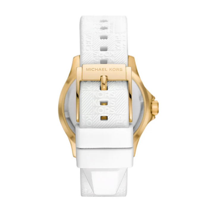 Michael Kors Everest White Silicone Strap Women's Watch| MK7357 Authentic