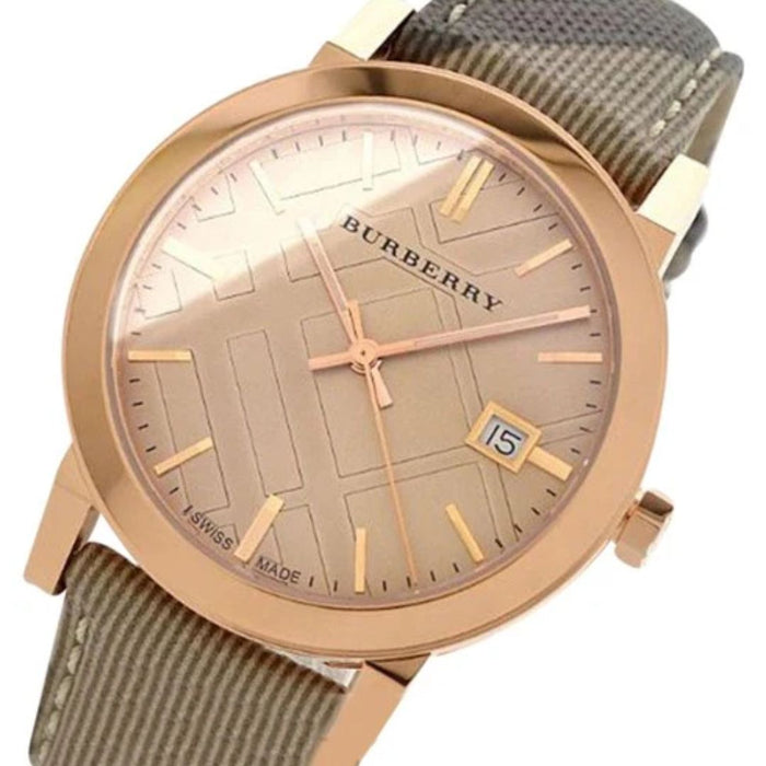 BURBERRY The City Rose Gold FACE BU9040 Women's Watch - Authentic