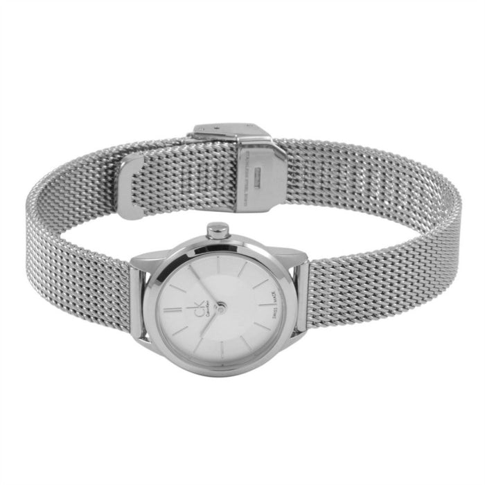 Calvin Klein Classic Mesh Silver Women Watch - K3m23126 - Authentic