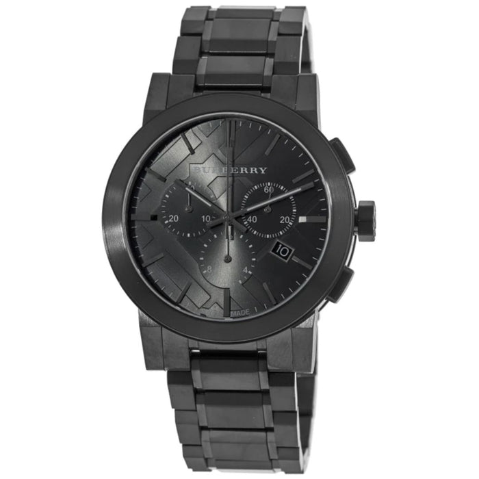 Burberry All-Black Chronograph Men's Watch - BU9354 - Authentic