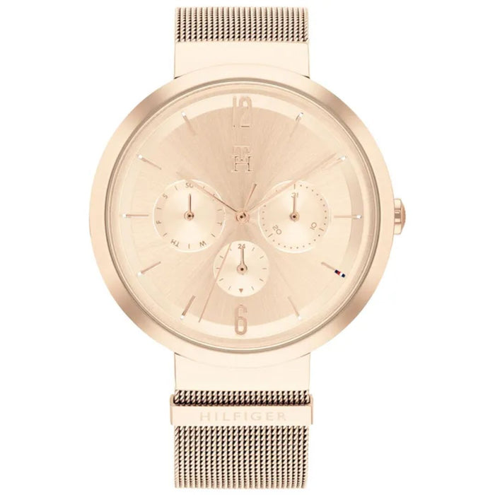 Tommy Hilfiger Multi Dial Quartz Watch for Women with Rose Gold - 1782538 - Authentic
