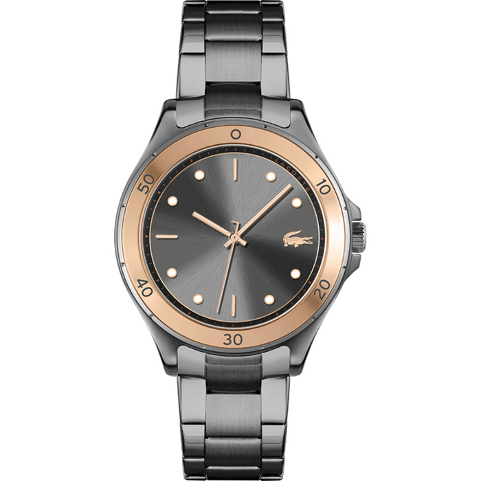 Lacoste Women Swing Watch, 38mm, Rose Gold - 2001268 - Authentic