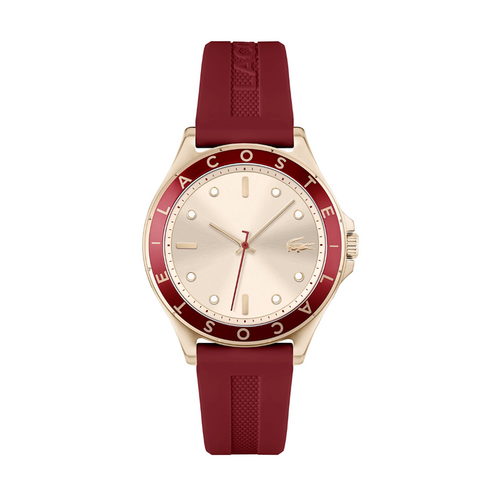 Lacoste Women's Analog Quartz Watch with Silicone Strap - 2001266 - Authentic