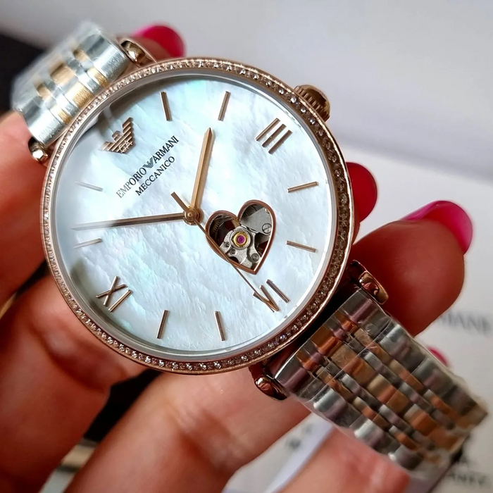 Emporio Armani Ladies Watch Gianni T-Bar AR60049 - Authentic