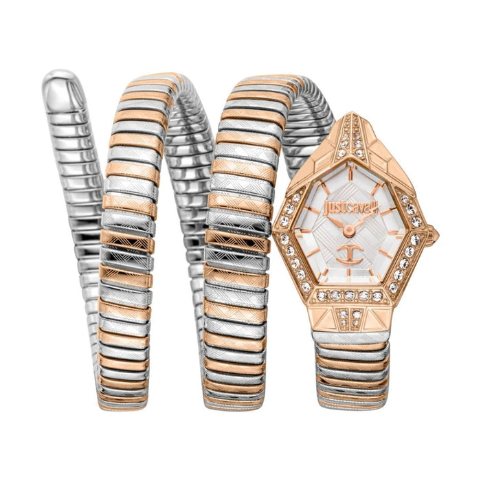 Just Cavalli Women's Mesmerizing Grey Dial Watch - JC1L304M0075 - Authentic (S)