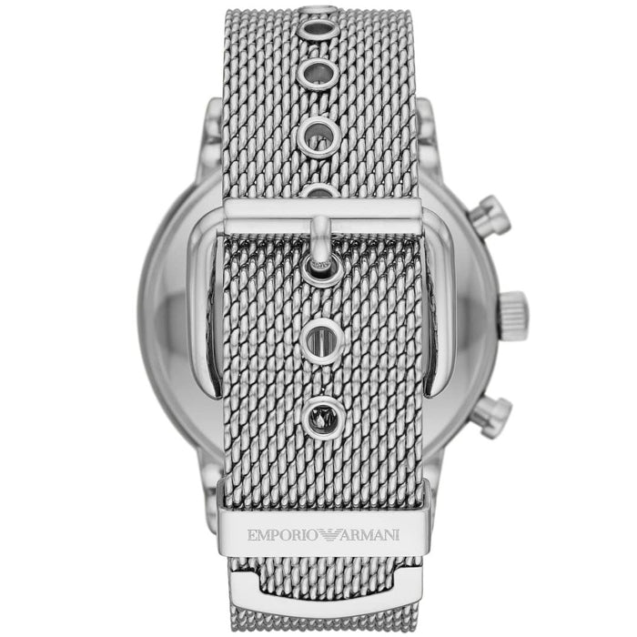 Emporio Armani Luigi Chronograph Quartz Blue Dial Mens Watch AR80038 Authentic