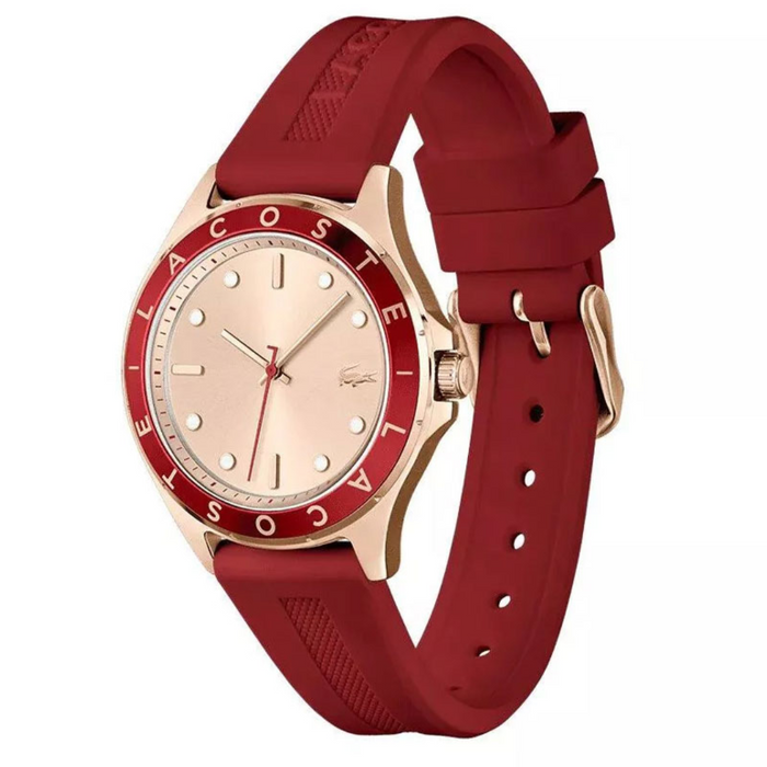 Lacoste Women's Analog Quartz Watch with Silicone Strap - 2001266 - Authentic