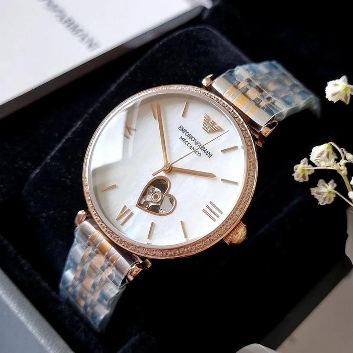 Emporio Armani Ladies Watch Gianni T-Bar AR60049 - Authentic